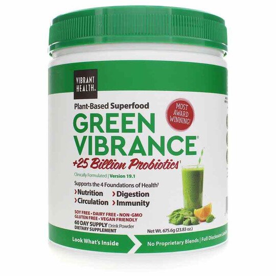 Green Vibrance Plant-Based Superfood Powder, VBH